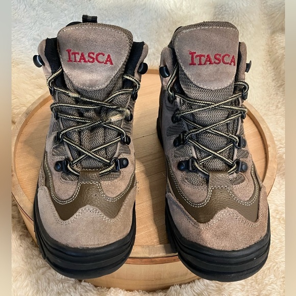Itasca Brown Lace Up Hiking Outdoor Rugged Boots Size 7 - Picture 8 of 8